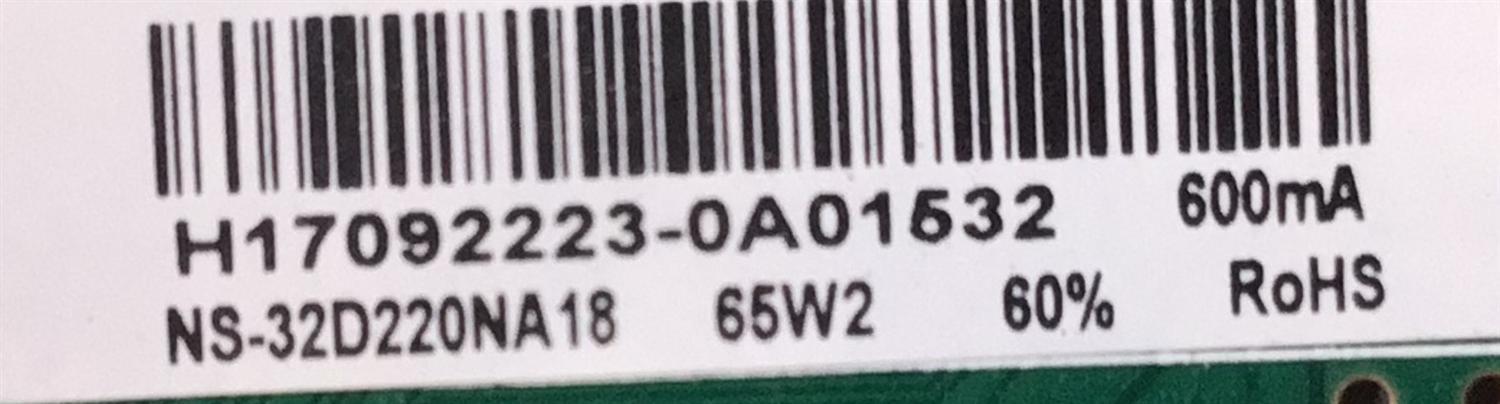 MAIN FUENTE PARA TV INSIGNIA / NUMERO DE PARTE TP.MS3553T.PB796 / TP.MS3553T.PB796 / H17092223-0A01532 / 320021043002005 / MODELO NS-32D220NA15 - Imagen 2